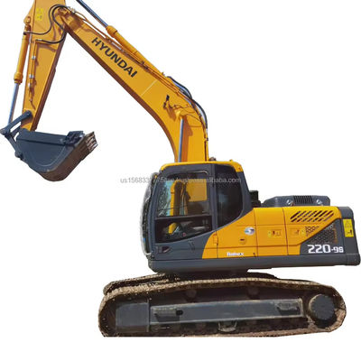 Excavadora Hyundai 220 modelo usado de 30 toneladas com válvula hidráulica original da Coreia