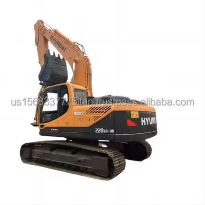 Hyundai 220 2016 Excavadora Crawler Usada da Coreia Bom Desempenho 22 Ton Harga Excavadora