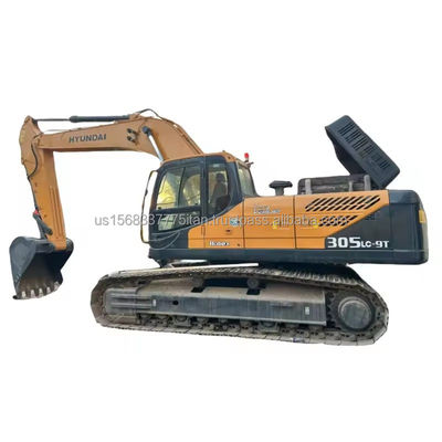 Hyundai 305LC-9T Modelo 30ton 305 máquina de escavadeira crawler Usada e em boas condições
