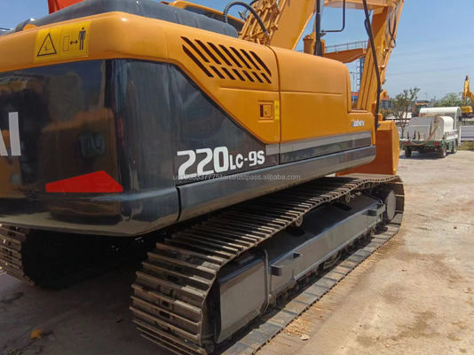 Excavadora Hyundai 220 de 22 toneladas usada da Coreia com excelente desempenho