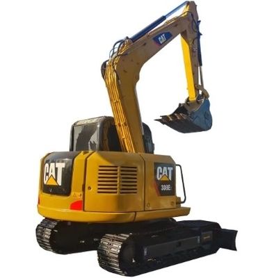 Excavadora CAT 308 de 8 toneladas de baixo tempo e preço acessível do Japão, peso operacional de 3,5 toneladas