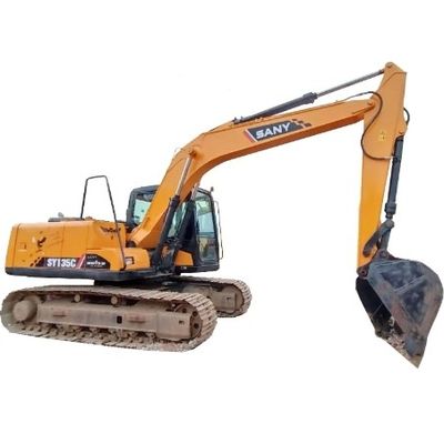 Sany SY135C Pro Crawler Excavator de segunda mão de 13,5 toneladas com 0-2000 horas de trabalho