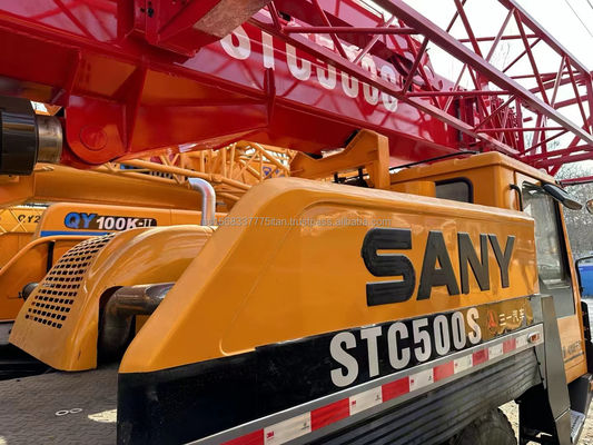 Cylindro hidráulico SANY Usado SANY 55 toneladas guindaste Máquina de construção de excelente desempenho