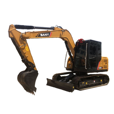 Sany SY75C Pro Excelente desempenho de trabalho Excavadora usada com 7TON peso operacional
