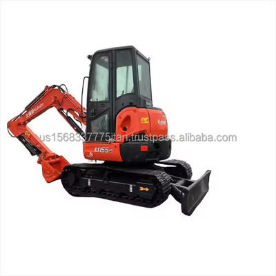 Bomba hidráulica original Kubota KX155 Excavadora usada com e motor de componentes do núcleo Nice