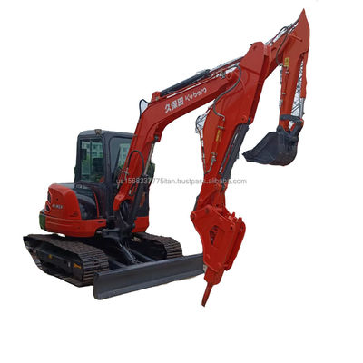 Excavadora KUBOTA KX163 usada acessível com cilindro hidráulico original e características