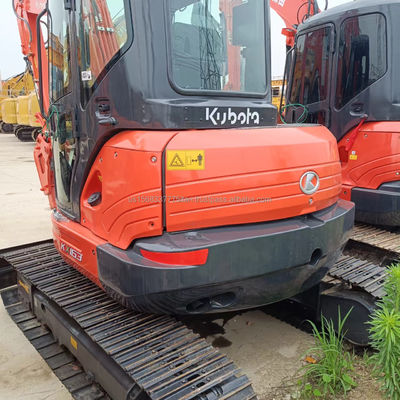 Excavadora KUBOTA KX163 usada com válvula hidráulica original e peso operacional de 6TON