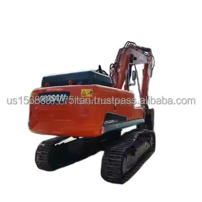 Excavadora usada Doosan DH300 com 30 toneladas de peso operacional e válvula hidráulica original