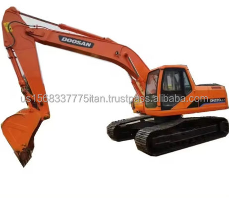 Excavadora hidráulica Doosan Crawler DH220LC 220 no mercado coreano de máquinas de construção