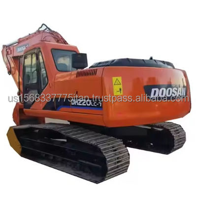 DOOSAN DH220LC-7 Excavadora 98kw Motor Excavadora Crawler para transporte rápido e vendas
