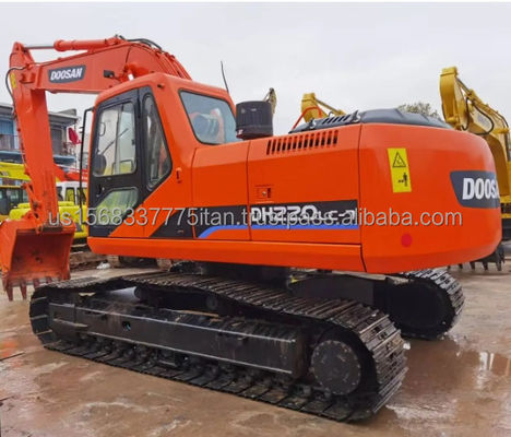 20 toneladas Doosan DH220 Crawler Excavator com capacidade de balde de 0,5m3 e características ativas
