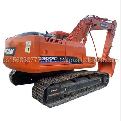 Excavadoras usadas Doosan DH220-7 em boas condições para alto nível de desempenho