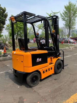 Máquina usada de empilhadeira Hangzhou H15 com motor diesel e altura mínima de elevação de 4.5