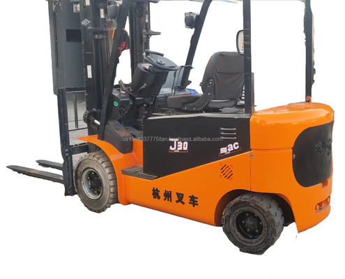 Máquina usada de empilhadeira Hangzhou J30 com excelente desempenho e 3000 kg de peso