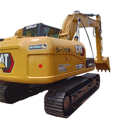 CAT 312 312D Excavadora usada 1 M3 Capacidade de balde 12000 KG Peso da máquina Original Japão