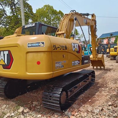 CAT 312 312D Excavadora usada 1 M3 Capacidade de balde 12000 KG Peso da máquina Original Japão