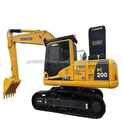 20000 KG Peso da máquina Original Japão Komatsu PC200 Excavadora de rastreamento hidráulico