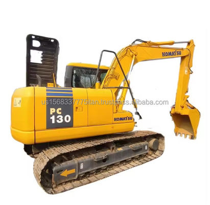 Excavadora Komatsu PC130 com bomba hidráulica original e bom desempenho em Xangai