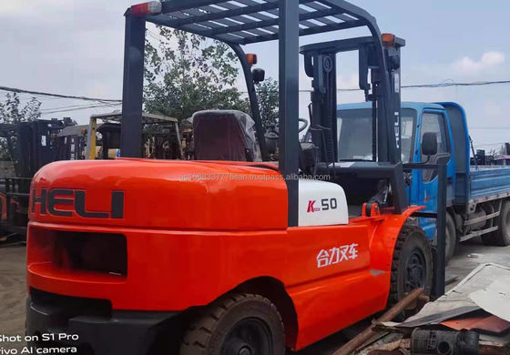 Grande helicóptero K50 diesel de 3m largura de garfo e 2m comprimento de garfo em frete grátis