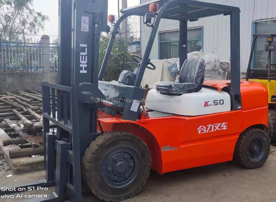 Grande helicóptero K50 diesel de 3m largura de garfo e 2m comprimento de garfo em frete grátis