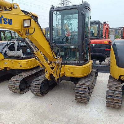 Mini escavadeira de 3 toneladas Komatsu PC30MR utilizada com válvula hidráulica e cilindro originais