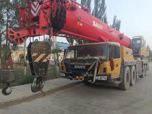Granas usadas SANY de 80 toneladas com capacidade de carga nominal de 80 toneladas e outras bombas hidráulicas