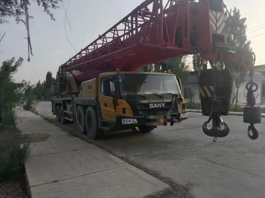 Granas usadas SANY de 80 toneladas com capacidade de carga nominal de 80 toneladas e outras bombas hidráulicas