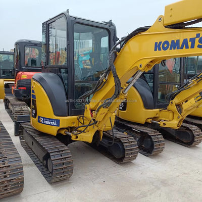 3000 KG Excavador Hidráulico Usado Crawler Komatsu PC30MR com Bomba Hidráulica Original