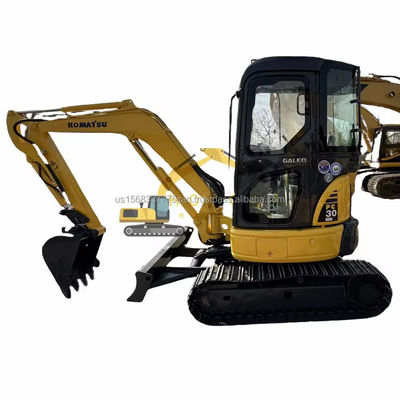 Mini escavadeira hidráulica Komatsu PC30MR com válvula hidráulica original