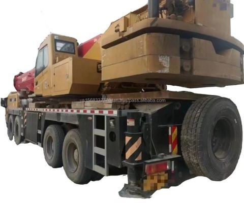 Excelente desempenho Usado SANY 80ton guindaste com baixas horas de trabalho e Max. altura de elevação 4,5m
