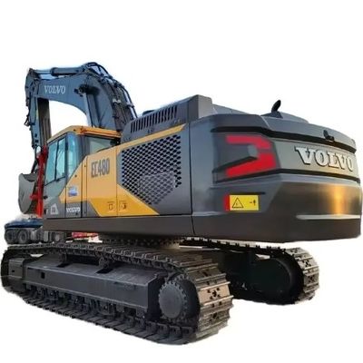 Excavadora Volvo 480 usada acessível com cilindro hidráulico original e potência de 225 kW
