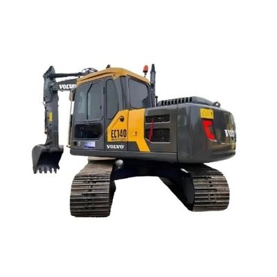 Excavadora Volvo EC140 Crawler de segunda mão Grande desempenho e peso operacional de 14 toneladas