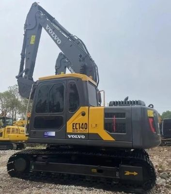 Excavadora Volvo EC140 Crawler de segunda mão Grande desempenho e peso operacional de 14 toneladas