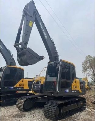 Excavadora Volvo EC140 Crawler de segunda mão Grande desempenho e peso operacional de 14 toneladas
