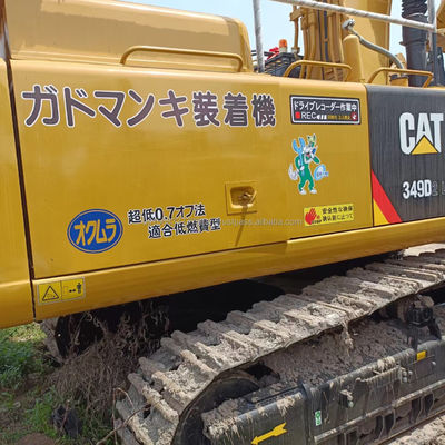 Em bom estado usado Caterpillar 349 Excavator com 225 kW e bomba hidráulica original