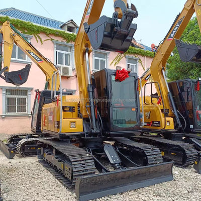 Excavadora SANY Sy95c de 36 kW com capacidade de balde de 0,38M3 e bomba hidráulica ISUZU Kawasaki