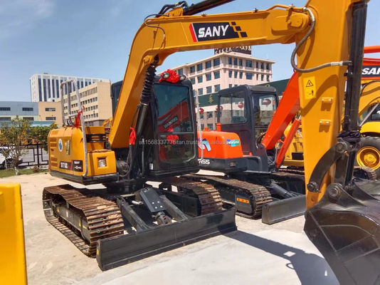 Excavadora Sany Sy 75c Pro de segunda mão com ótimo desempenho e 0-2000 horas de trabalho