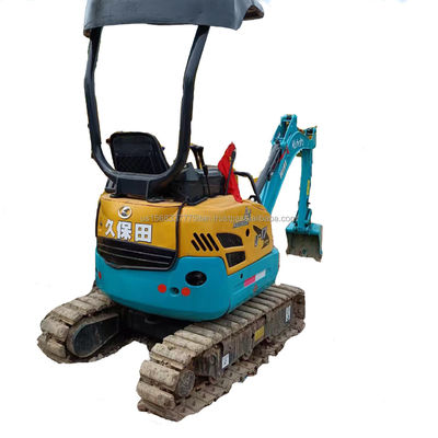 Lojas de materiais de construção vendendo escavadeira KUBOTA KXU17 usada com componentes avançados