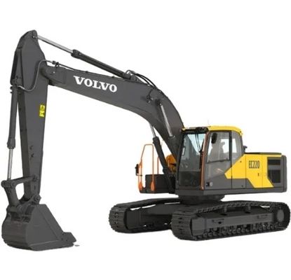 Projeto original Volvo EC220 EC240 Excavadora 22 toneladas Peso da máquina e 119 kW Potência