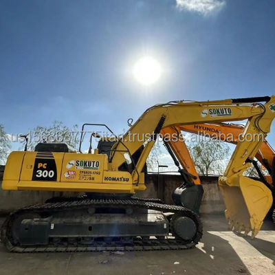 Excavadora Komatsu de 30 toneladas PC300-7 PC300-8 Excavadora usada com válvula hidráulica original