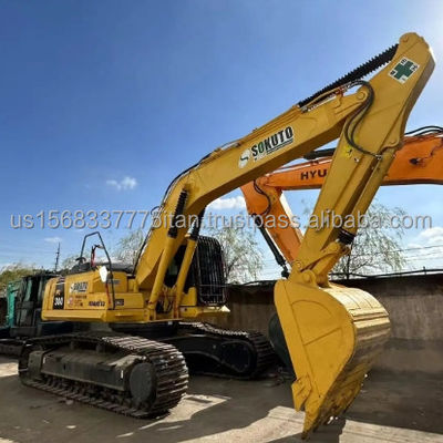 Excavadora Komatsu de 30 toneladas PC300-7 PC300-8 Excavadora usada com válvula hidráulica original