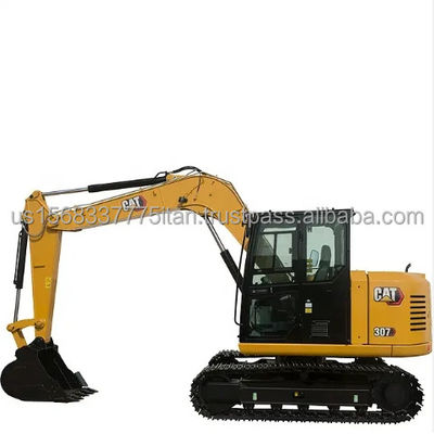 Mini-excavadora perfeita CAT307E com válvula hidráulica original e poucas horas de trabalho
