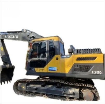 VOLVO EC220 Excavadora crawler de segunda mão com bomba original e poucas horas de trabalho