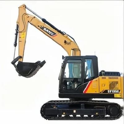 73 kw 2016 Sany SY135C Excavadora Crawler de 13,5 toneladas Usada de tamanho médio 135C Pro de segunda mão