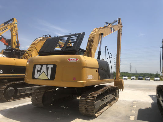 Excavadora Cat 330D2L de 30 toneladas com capacidade de balde de 1,56M3 e ano de 2016