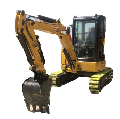 303.5E2 Excavadora Caterpillar Usada com cilindro hidráulico original e potência de 31,1 kW
