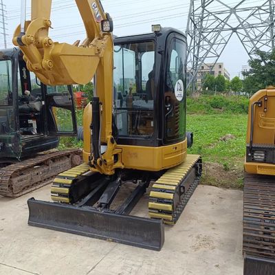 303.5E2 Excavadora Caterpillar Usada com cilindro hidráulico original e potência de 31,1 kW