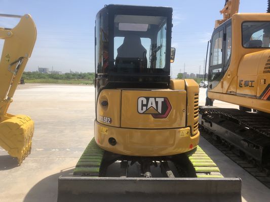 303.5E2 Excavadora Caterpillar Usada com cilindro hidráulico original e potência de 31,1 kW