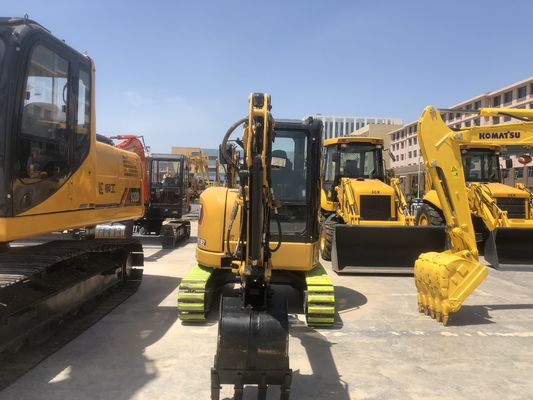 303.5E2 Excavadora Caterpillar Usada com cilindro hidráulico original e potência de 31,1 kW