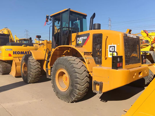 Grande carregador Caterpillar 966 H usado Carregador de tractor com motor CAT em bom estado